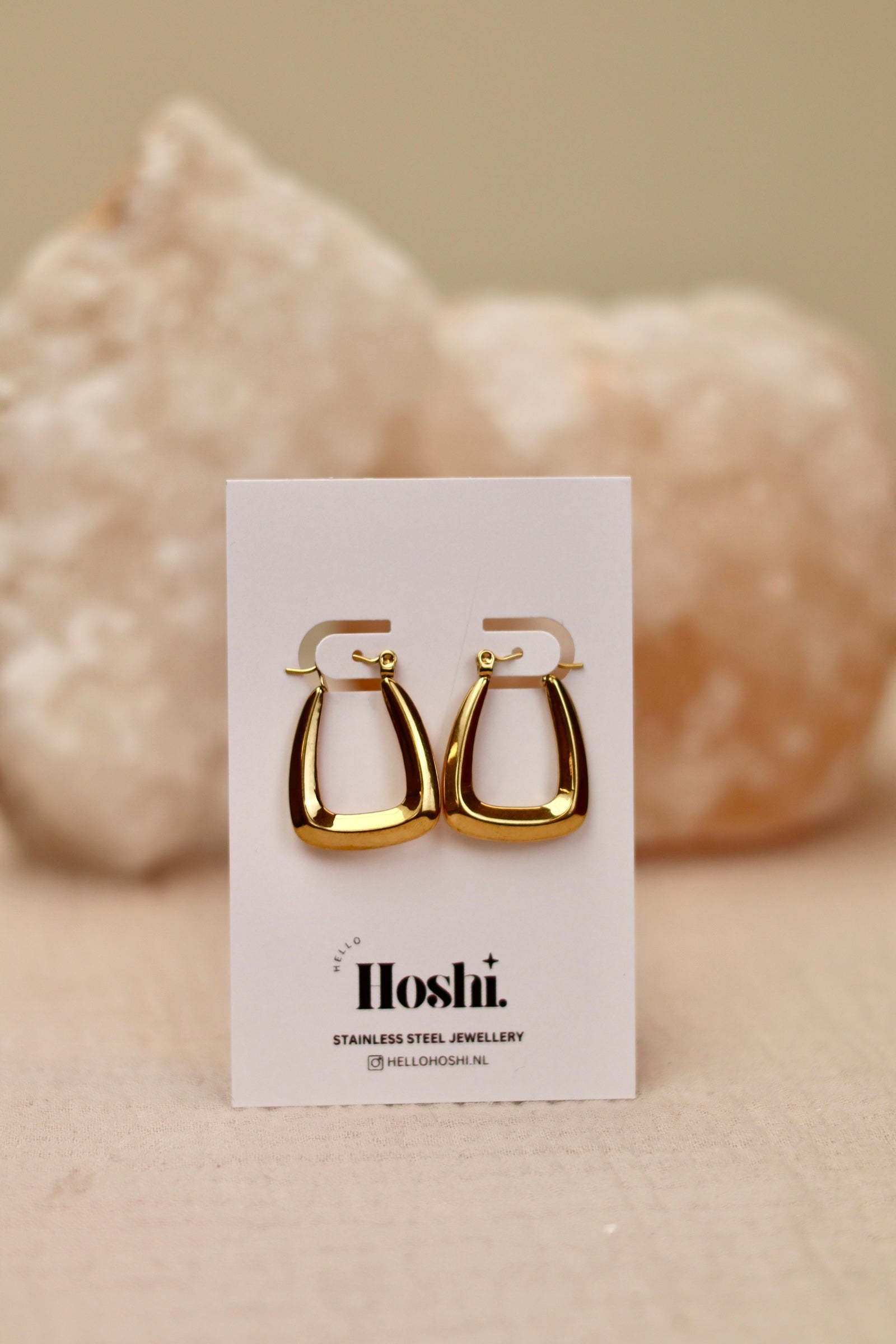 Earrings - Golden flow