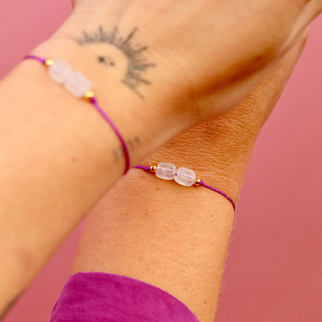 Bracelet THE BEST - Loved Mom-zoom-3