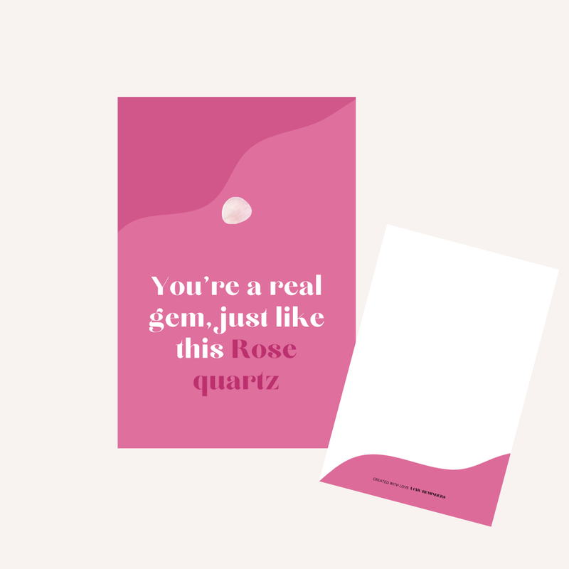 GEMSTONE CARD - you are a real gem-zoom-