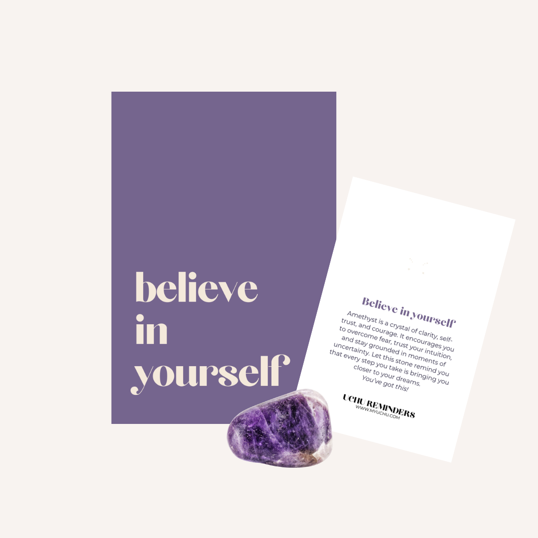 Stone MESSAGE - believe in yourself-zoom-1