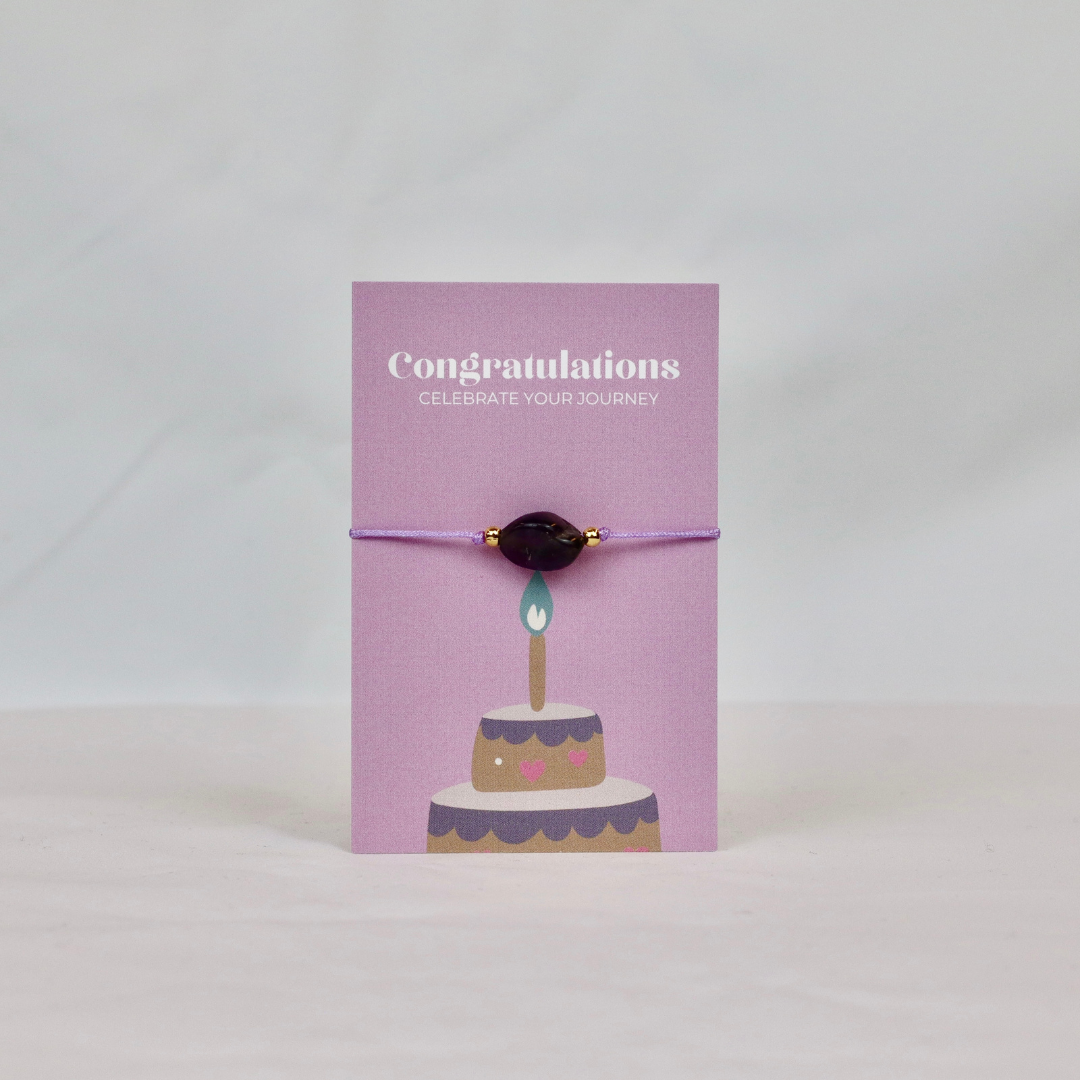 Bracelet MOMENTS - Congratulations / gefeliciteerd