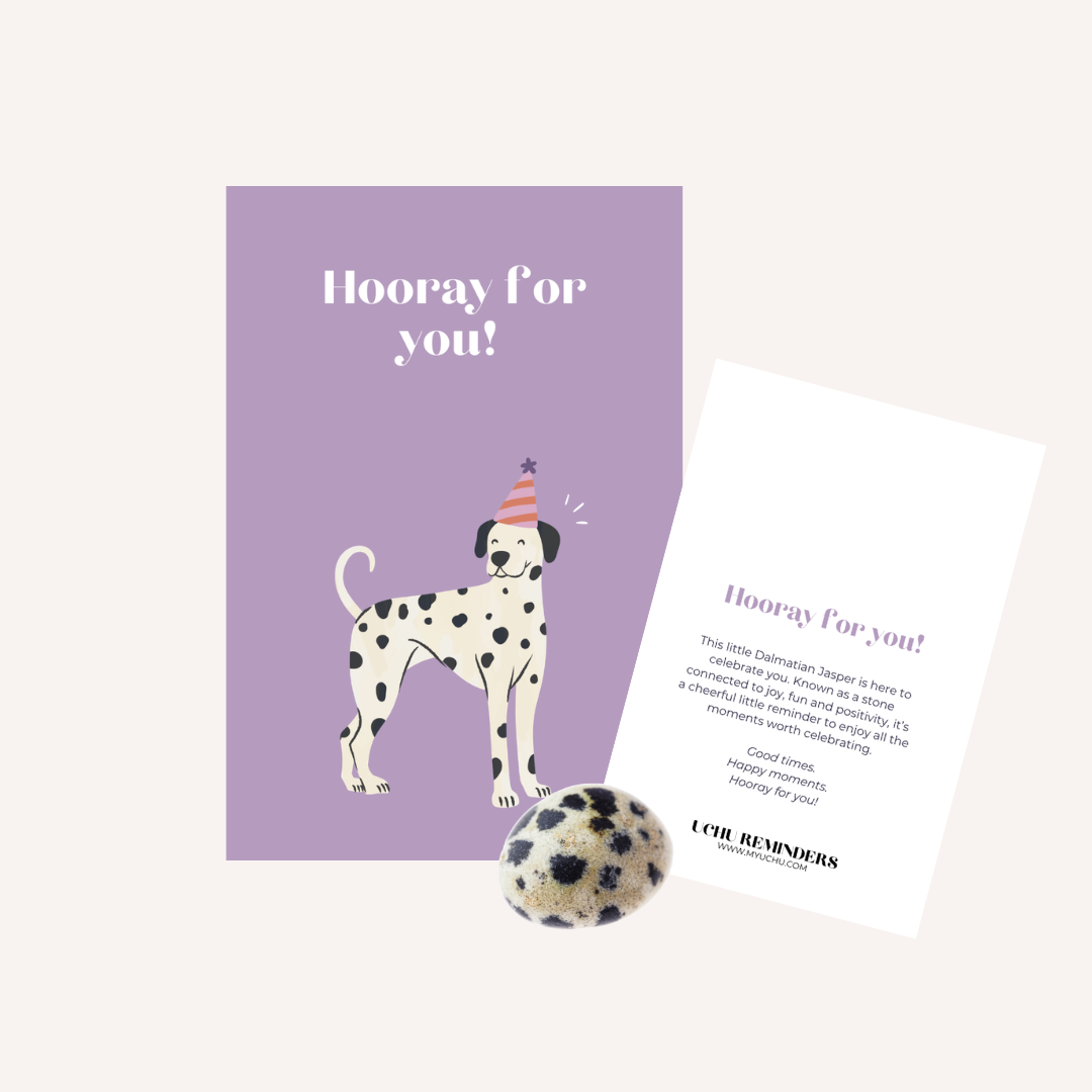 Stone HAPPY VIBES - Hooray for you!-1