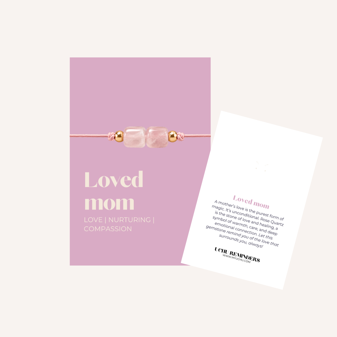 Bracelet THE BEST -  Loved mom-zoom-1