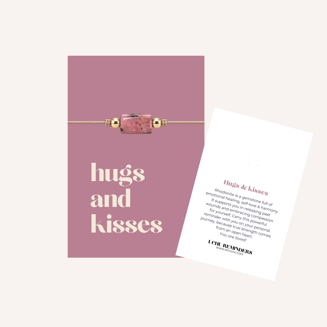 Bracelet MESSAGE - hugs and kisses
