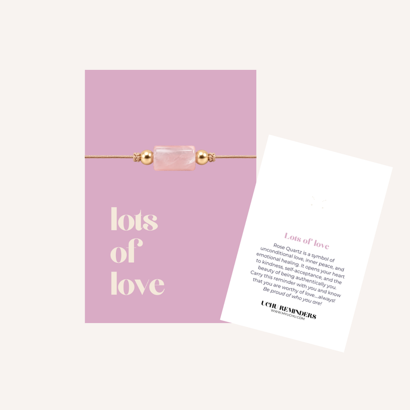 Bracelet MESSAGE - lots of love-zoom-