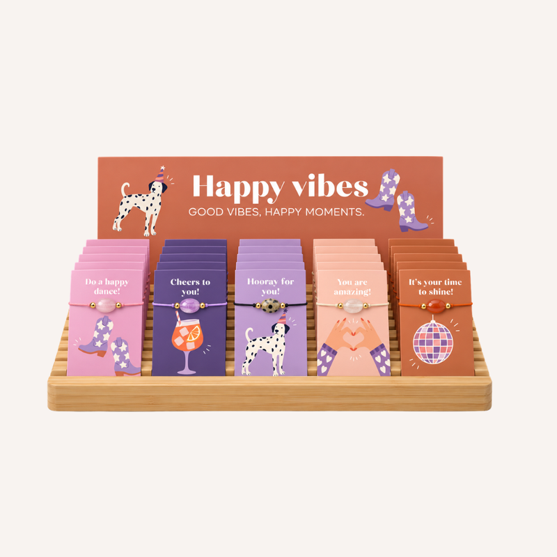 Display bracelets - HAPPY VIBES-zoom-