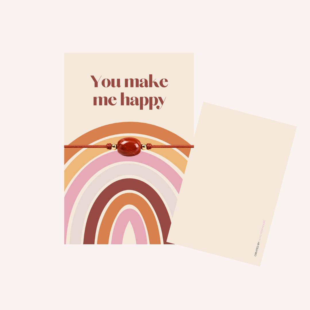 Bracelet WORDS OF LIGHT - You make me happy-zoom-1