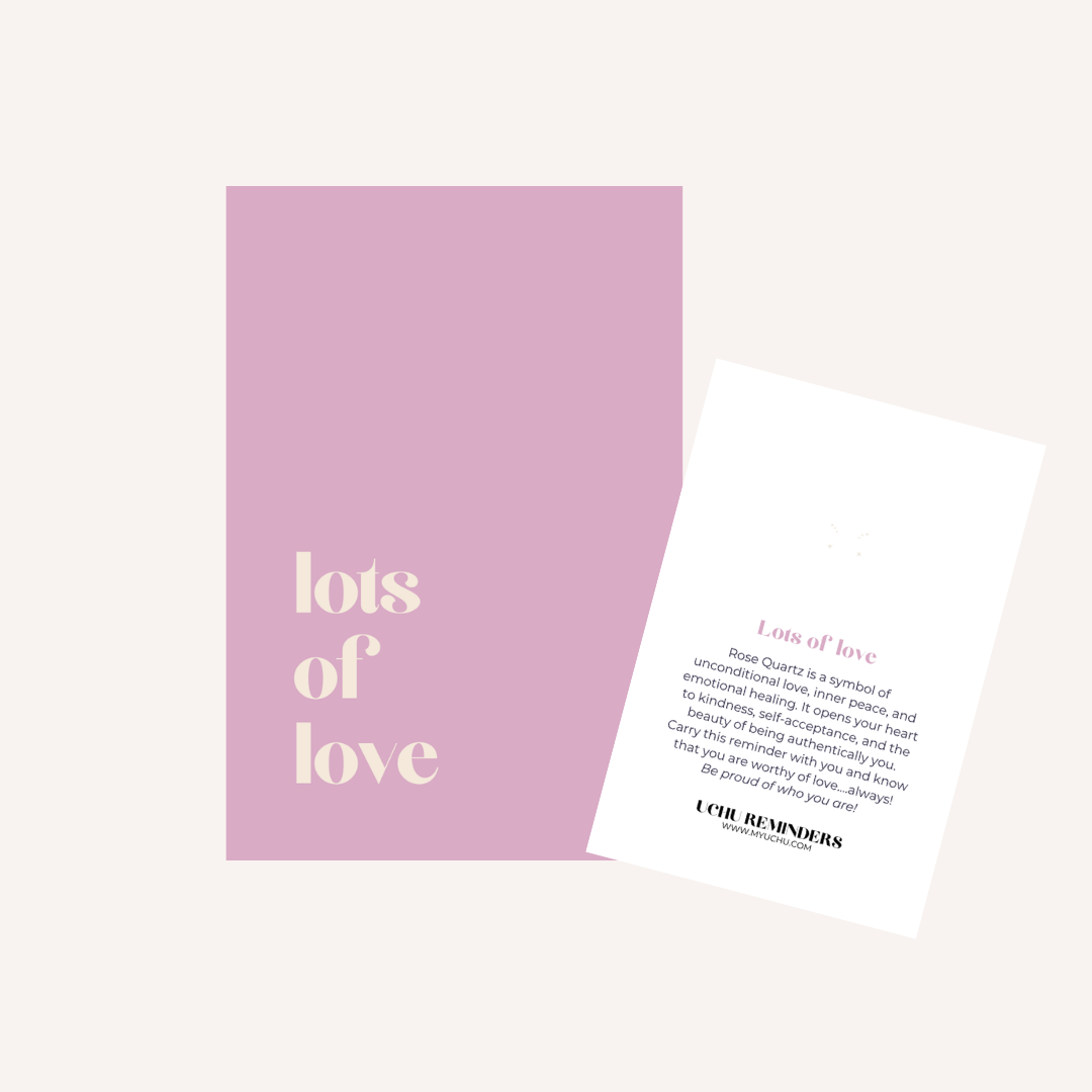 Earring MESSAGE - Lots of love-2