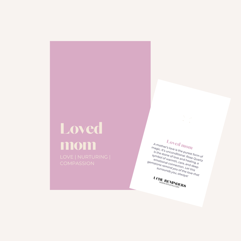 Bracelet THE BEST - Loved Mom-zoom-