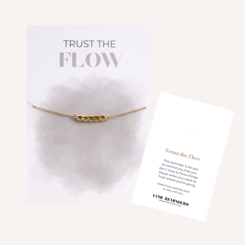 Bracelet LOVE NOTES -  Trust the flow-zoom-