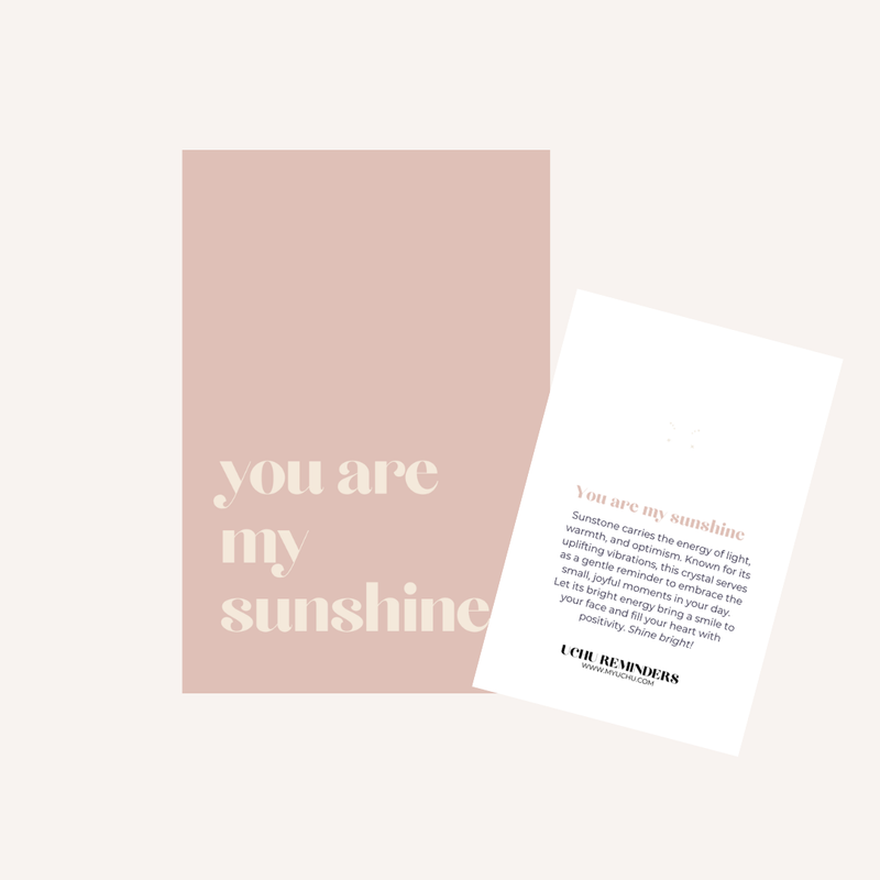 Bracelet MESSAGE - you are my sunshine-zoom-