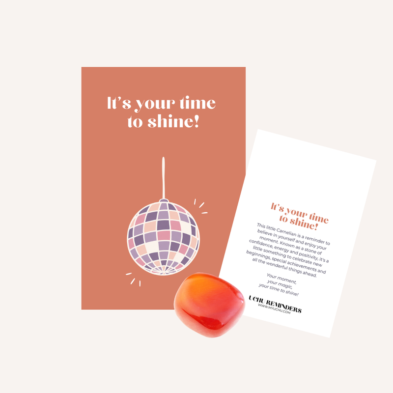 Stone HAPPY VIBES - It's your time to shine-zoom-