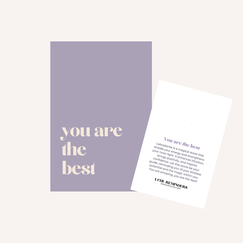 Earring MESSAGE - You are the best-zoom-