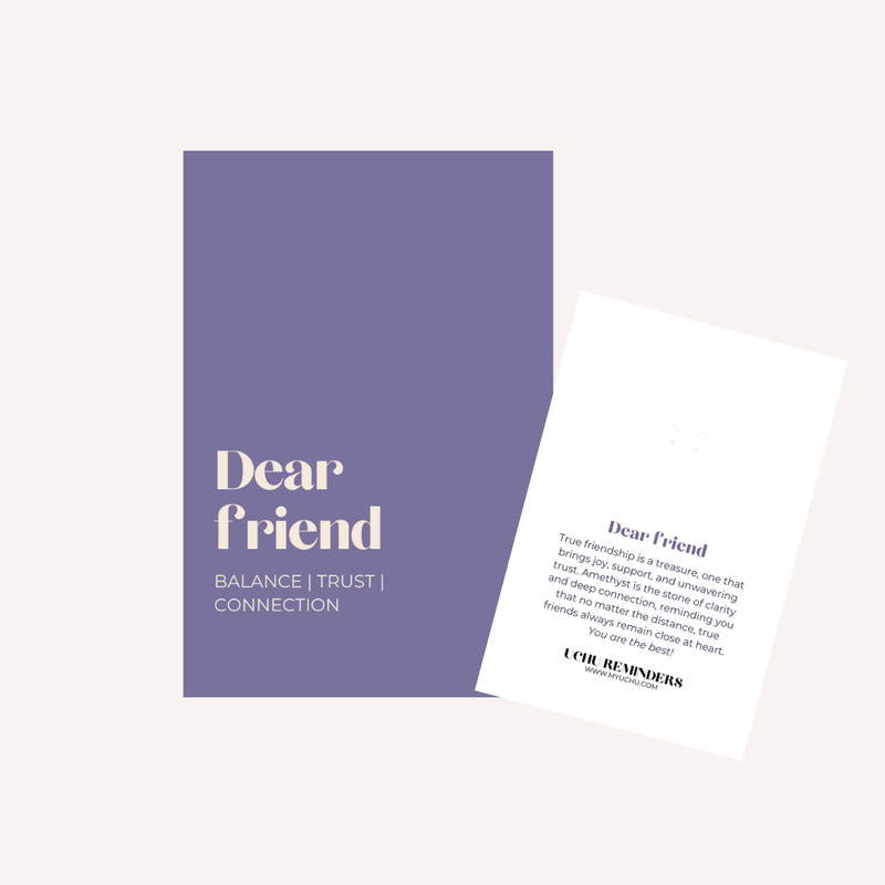 Bracelet THE BEST - Dear friend-zoom-