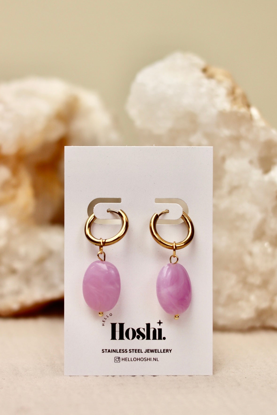 Earrings - Pink magic