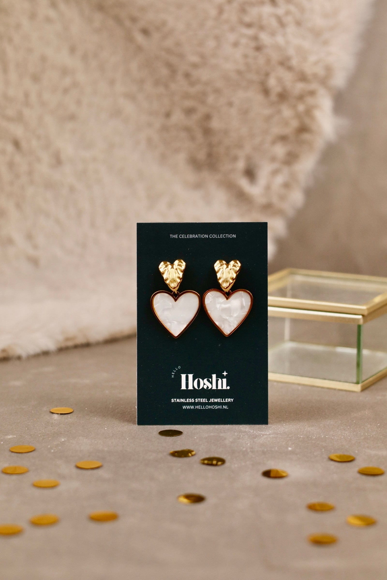 Earrings - Luminous heart