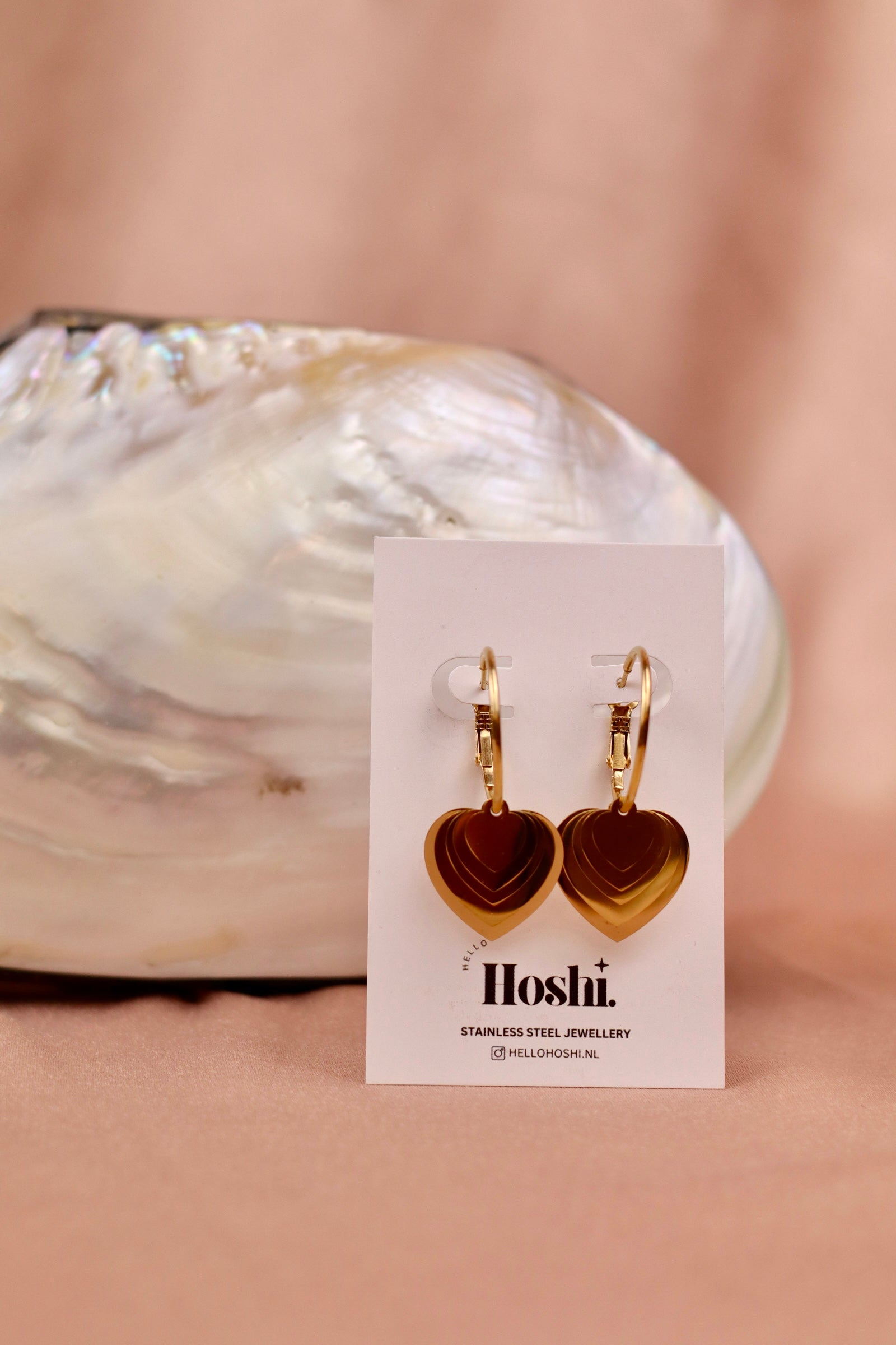 Earrings - Stellar heart