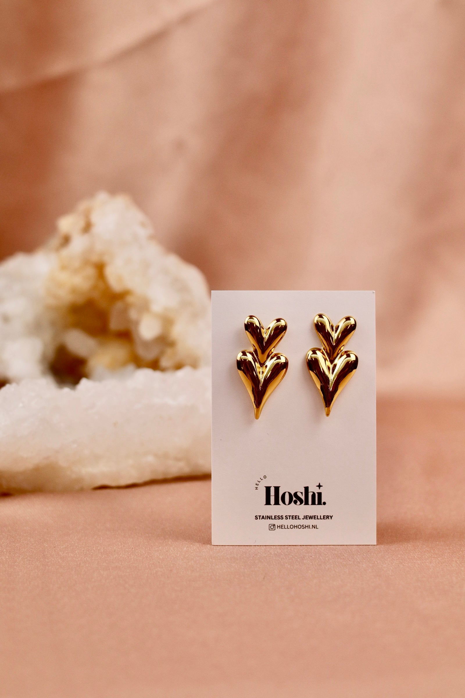 Earrings - Divine heart