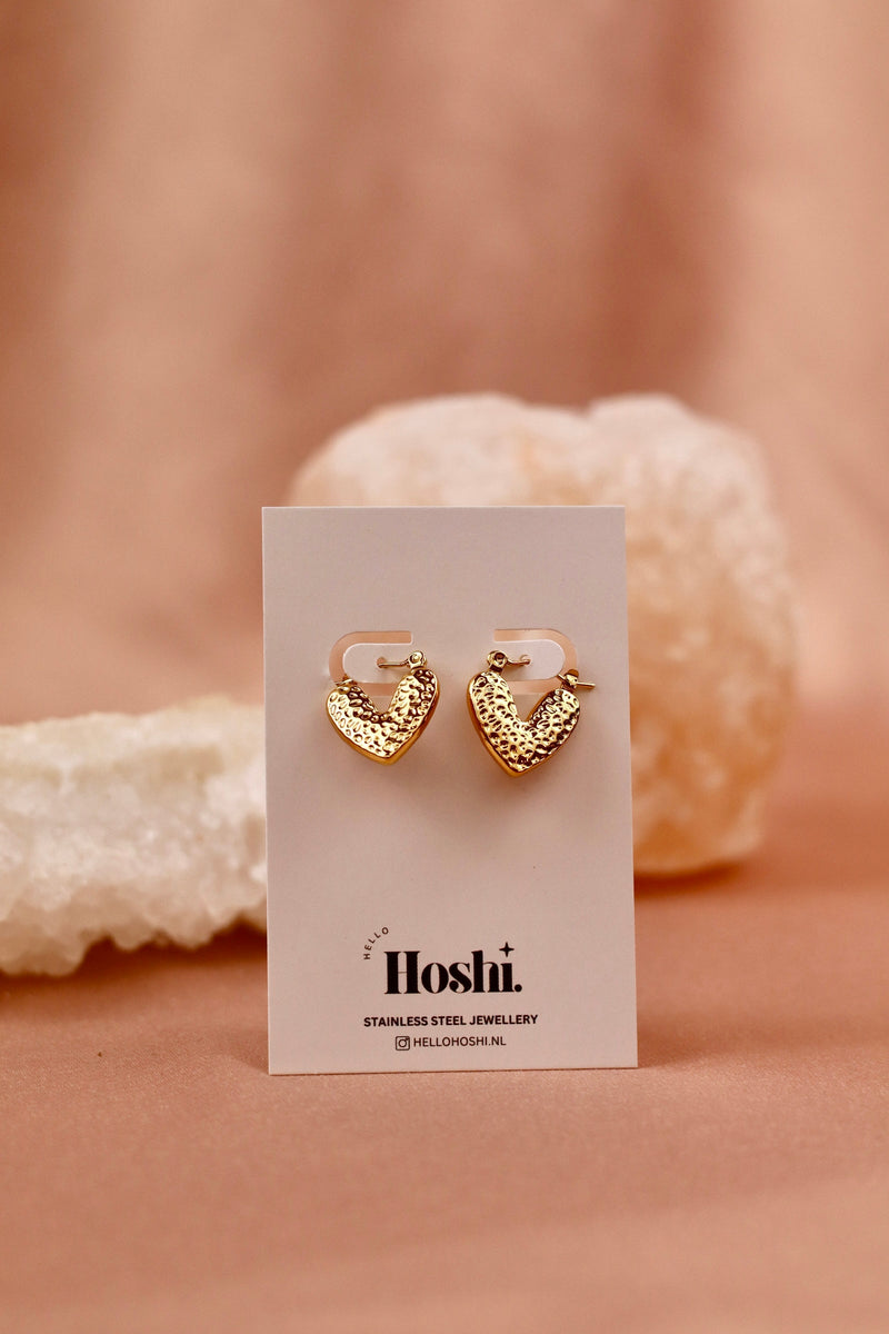 Earrings - Heart charm-zoom-