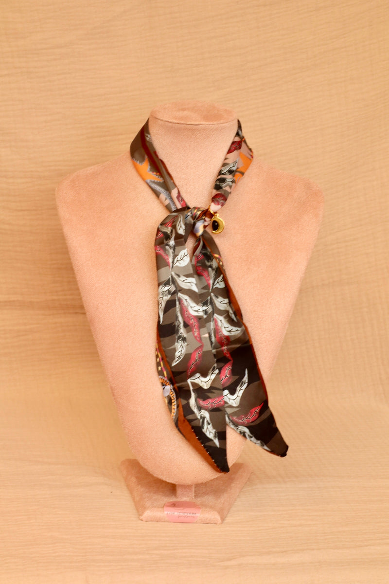 BANDANA necklace - brown sun-zoom-