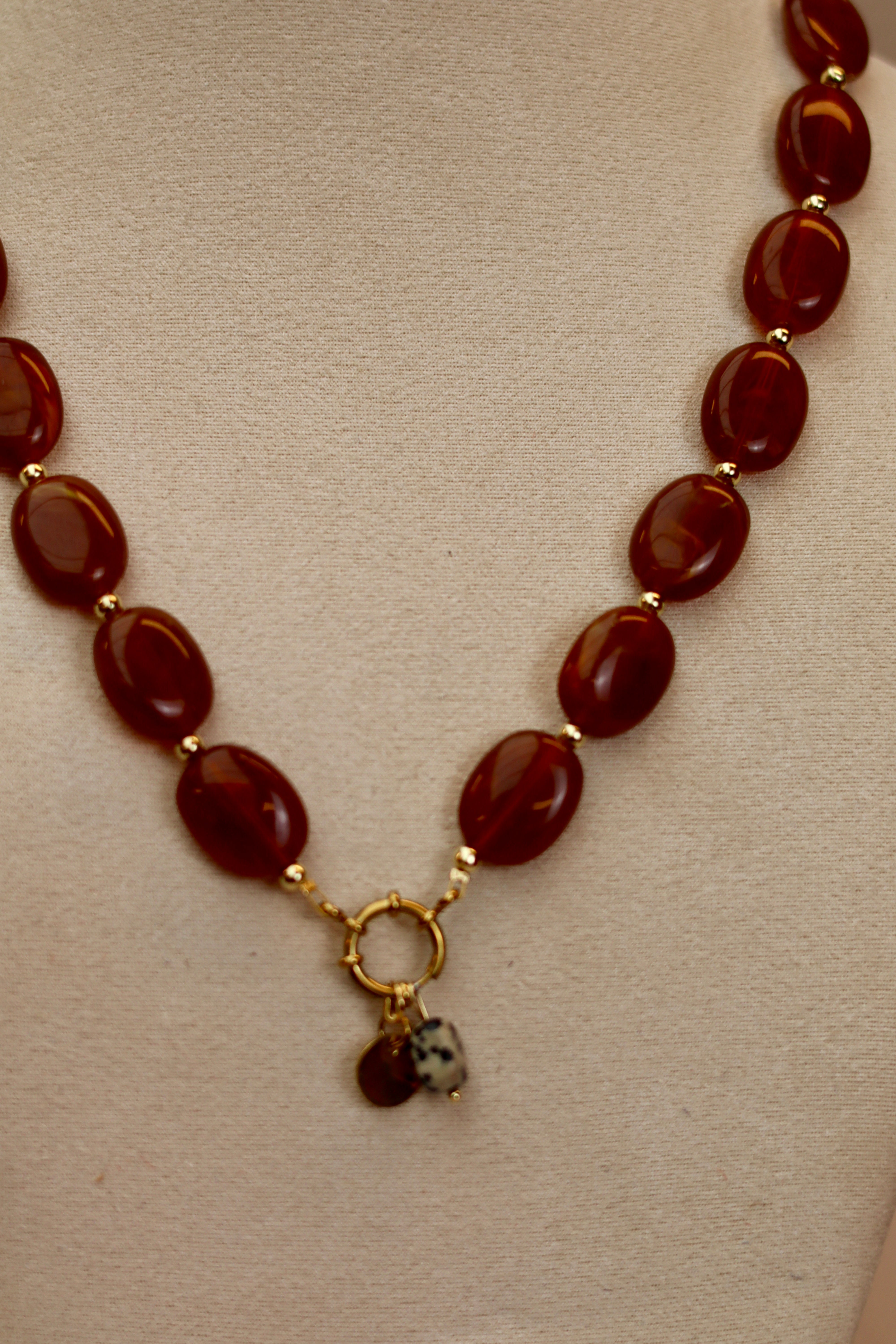 Necklace COSMIC - jasper