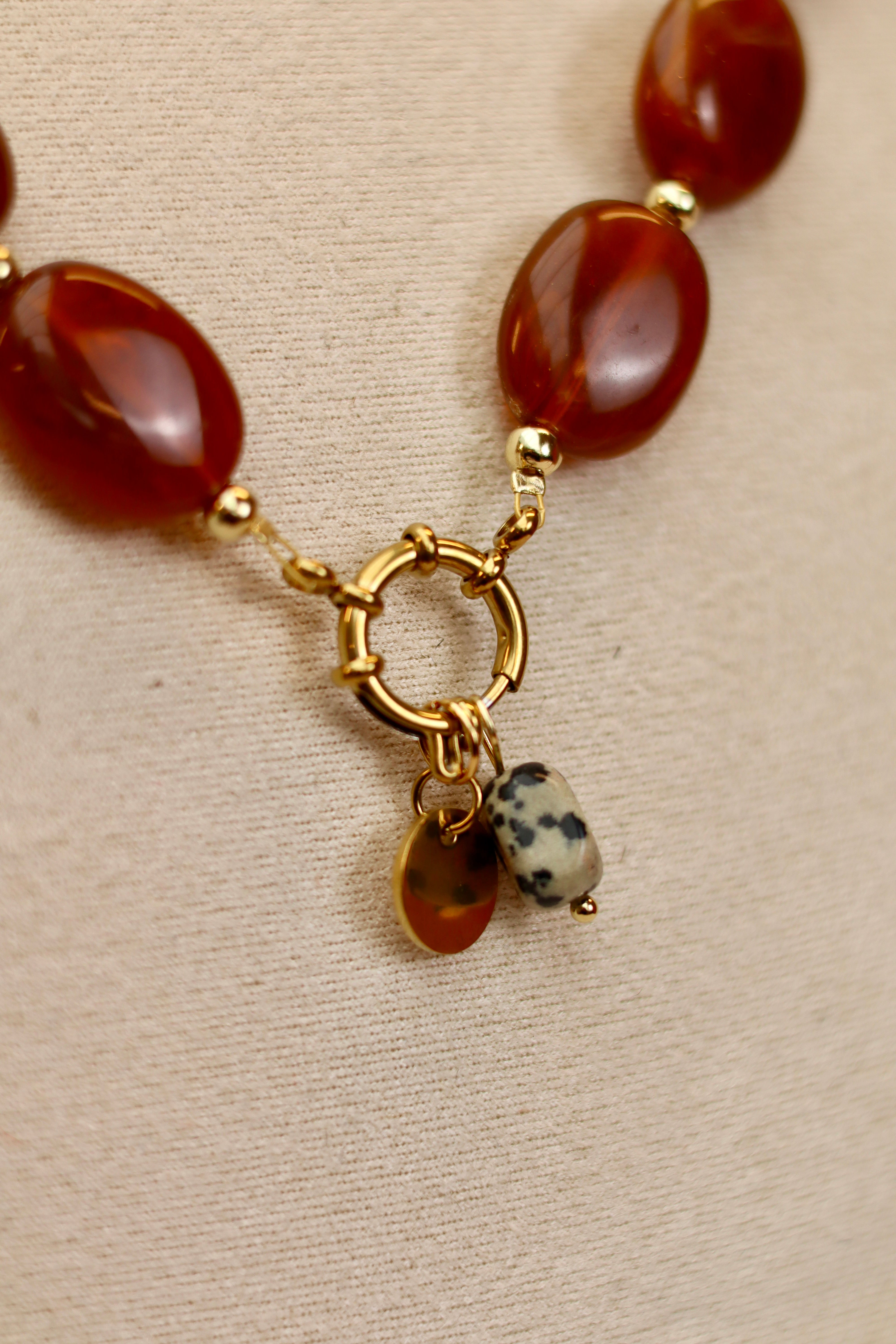 Necklace COSMIC - jasper
