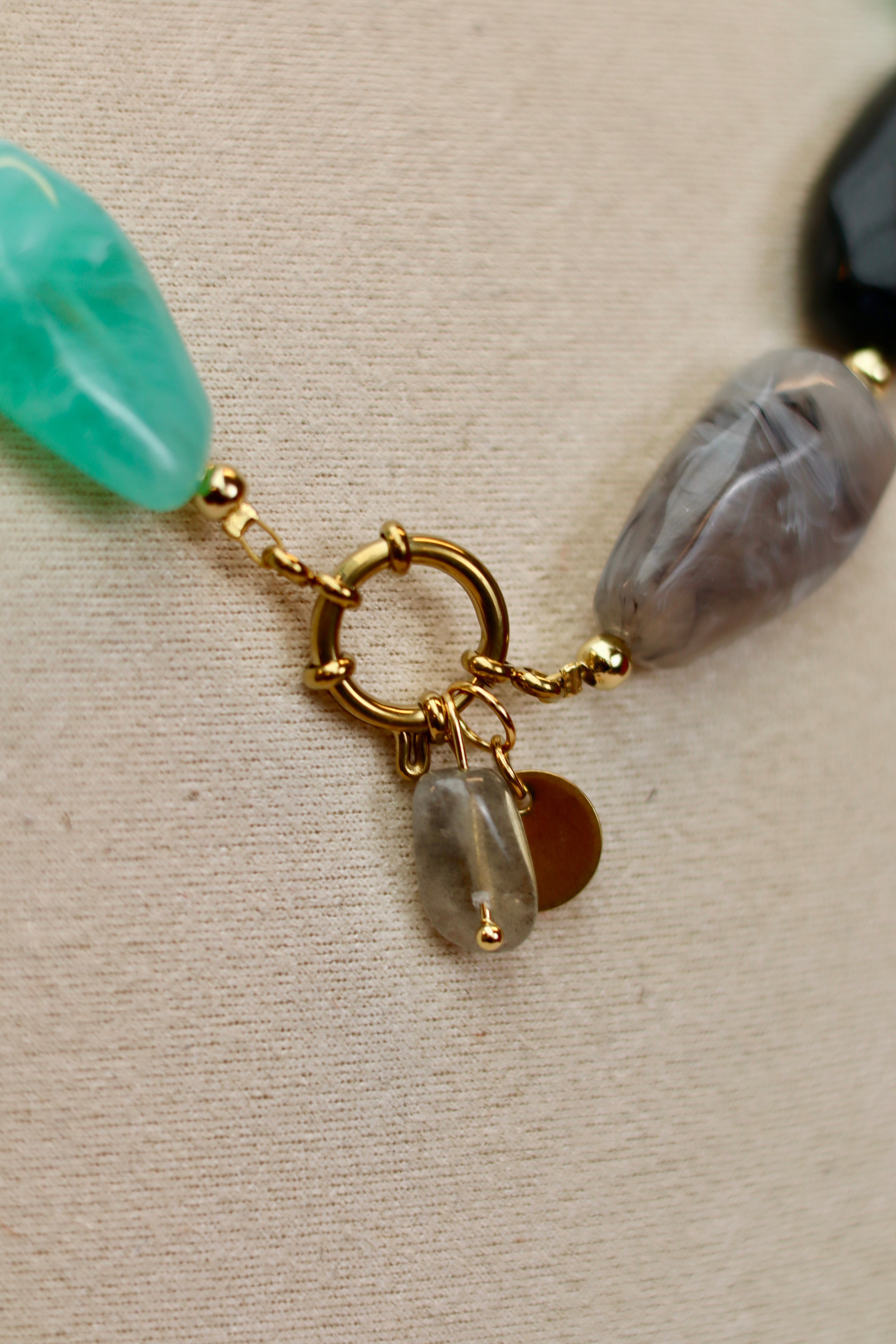 Necklace COSMIC - labradorite