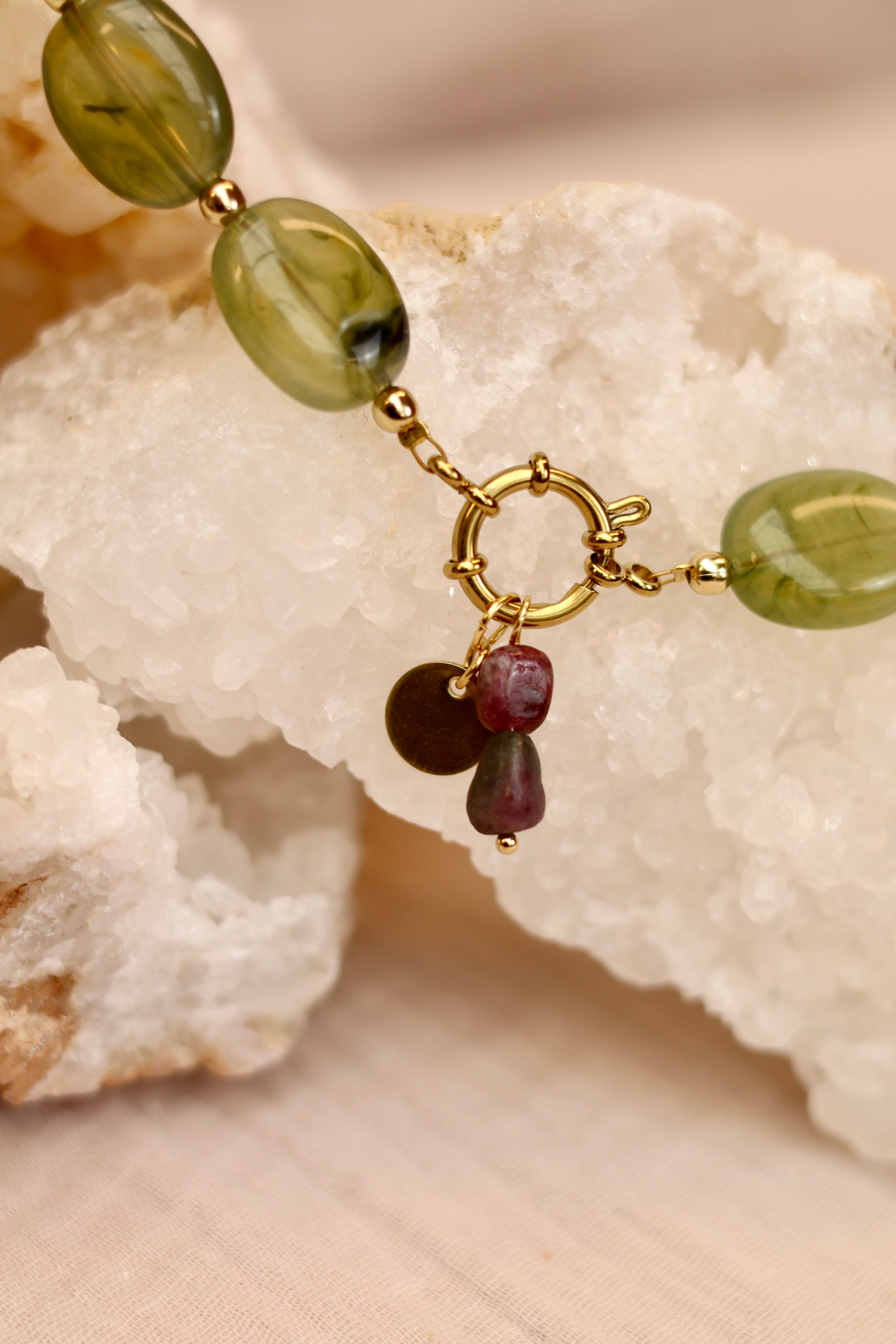 Necklace COSMIC - tourmaline