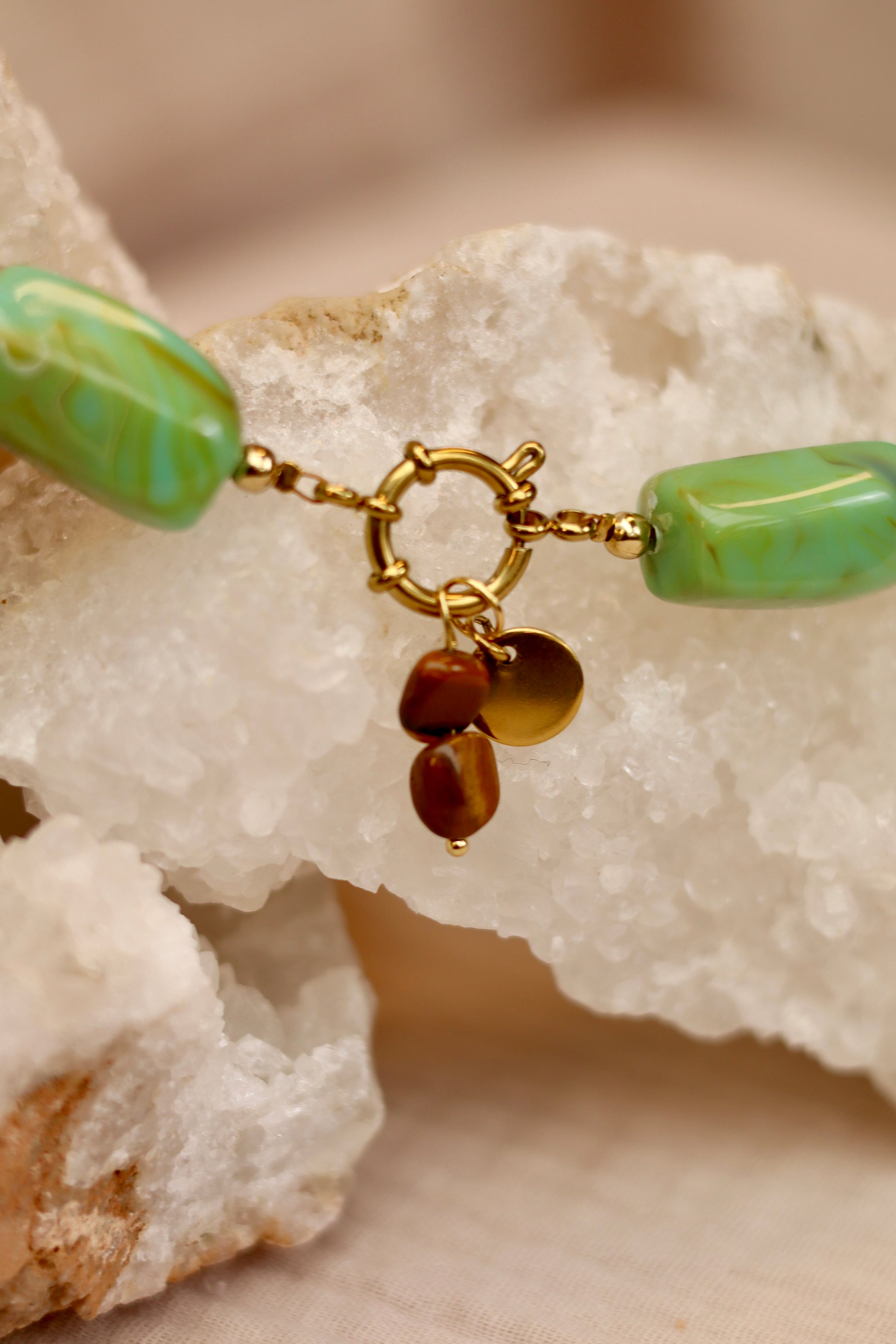 Necklace COSMIC - tiger eye magic-1