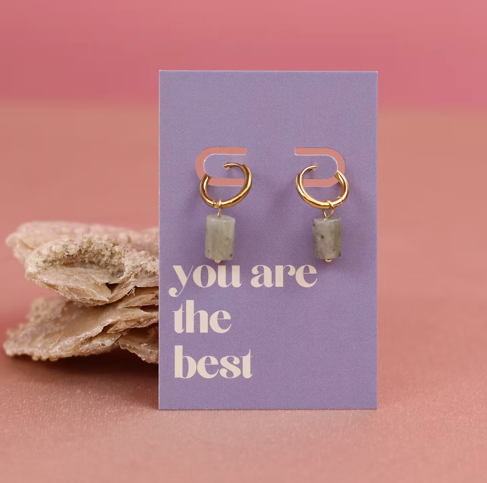 Earring MESSAGE - You are the best-zoom-1