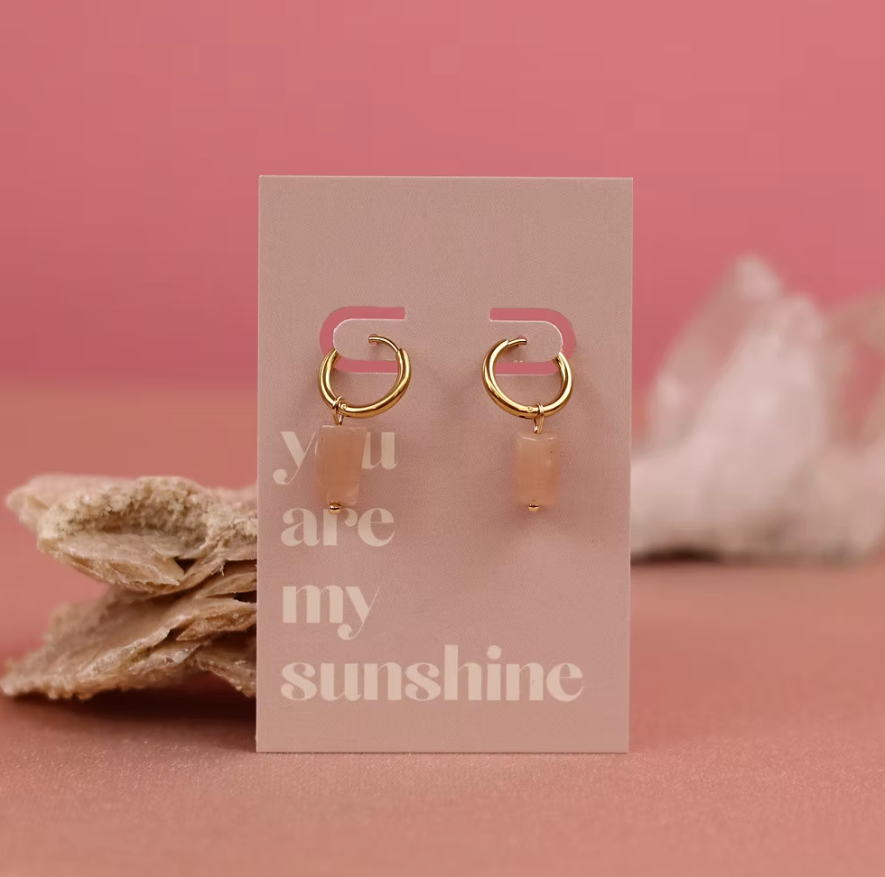Earring MESSAGE - You are my sunshine-1