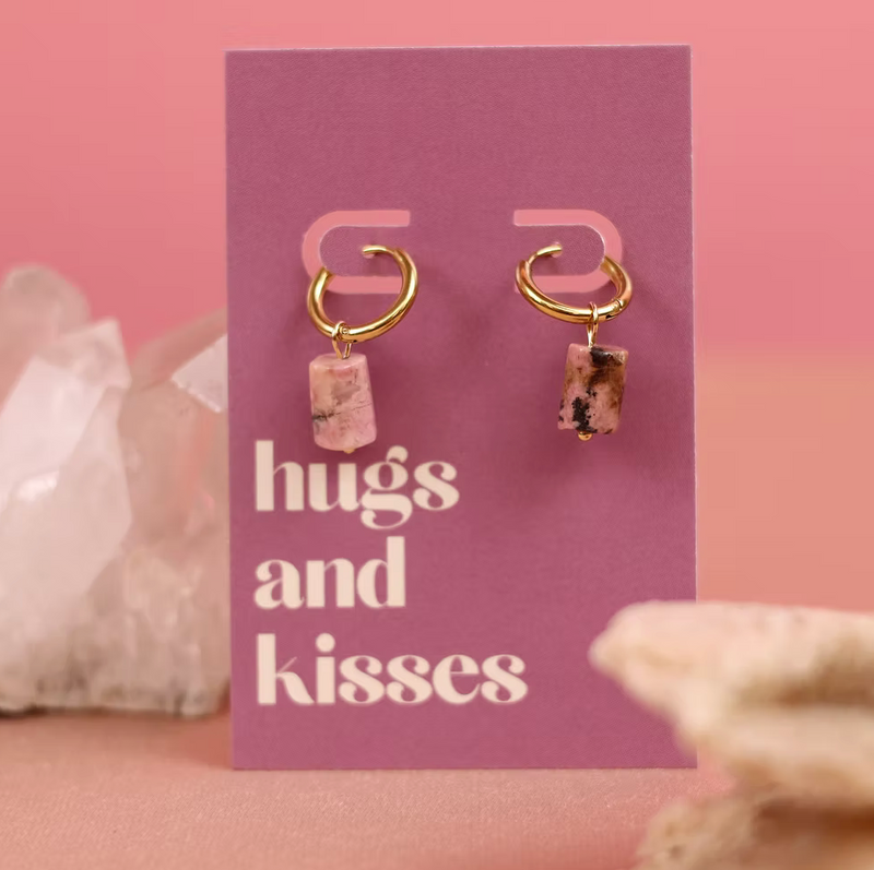 Earring MESSAGE - Hugs and kisses-zoom-
