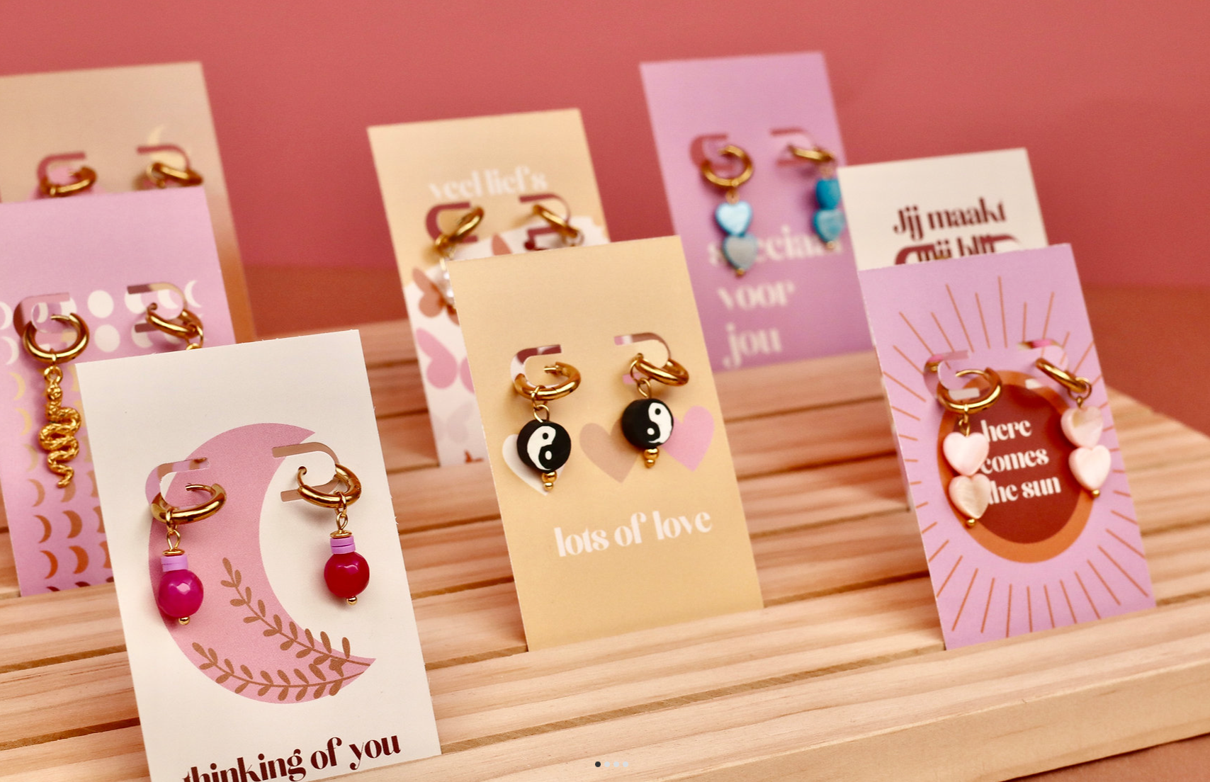 Earring - WORDS OF LIGHT BIG (set of 6)