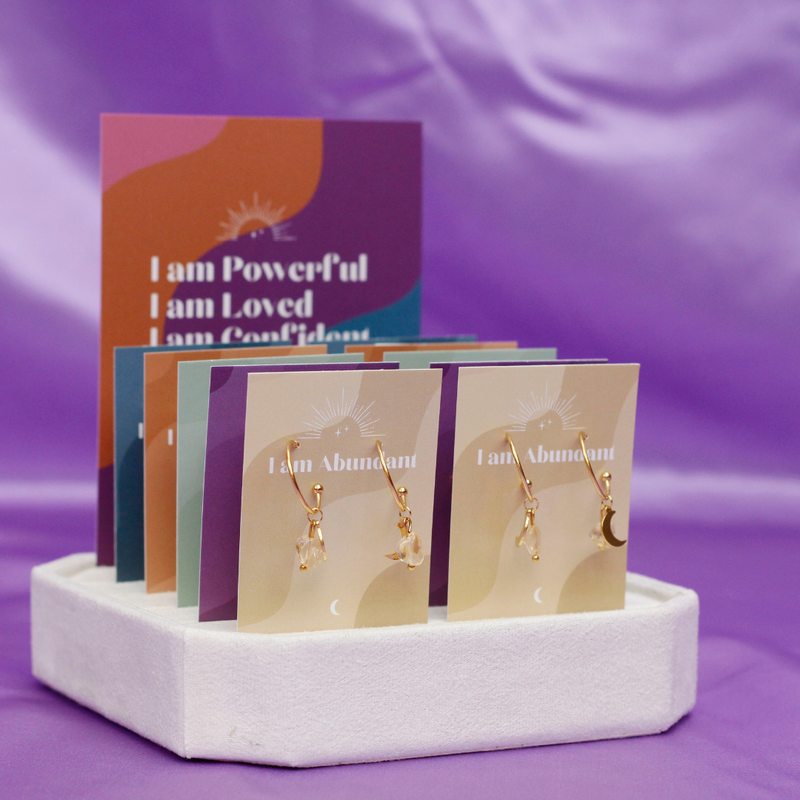 Earrings - I AM (set of 6)-zoom-